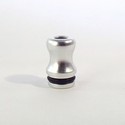 Silver Super Shorty Anodized 510 Drip Tip