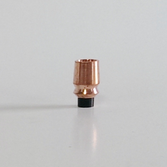 Delrin / Copper "Friction" Style Wide Bore 510 Drip Tip - Copper