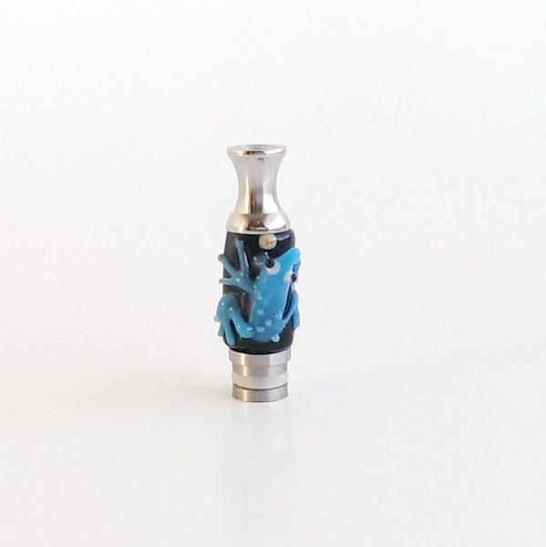 Stainless Frog Glass 510 Drip Tip - Style 3