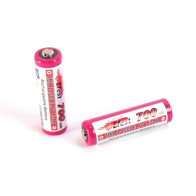 IMR 14500 700mah Battery - Nipple Top