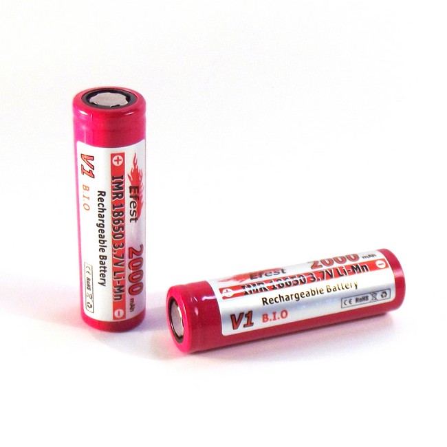 IMR 18650 2000mah Efest Battery - Flat Top