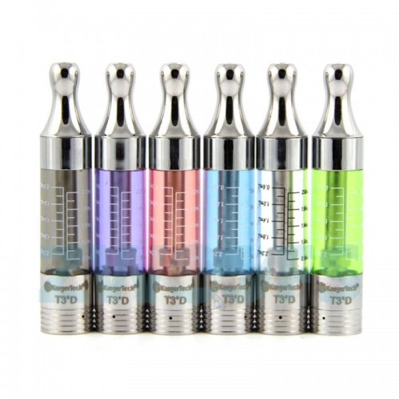 Kanger T3d 2.4ml EGO Clearomizer 1.5ohm - Blue