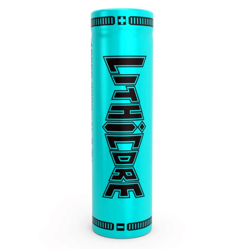 Lithicore 18650 3000mAH 3.7V Lithium Battery 35A -Flat Top
