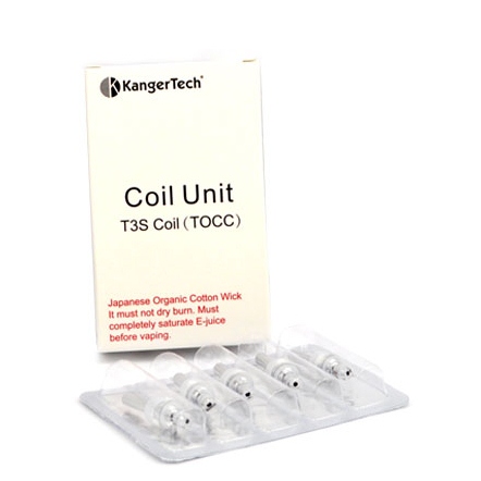 Kanger T3s / EVOD /MT3s OCC Coil (TOCC) - 1.8ohm - 5-Pack
