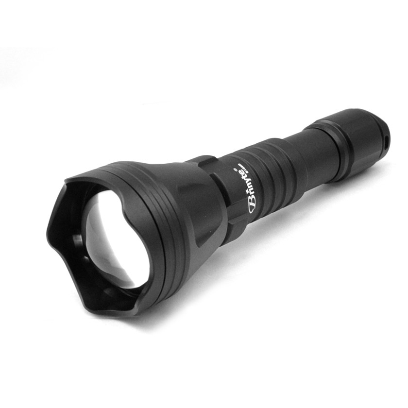 Brinyte 900Lm Cree LED Zooming Flashlight, Black B158B