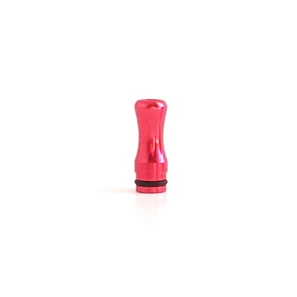 Aluminum Round 510 Drip Tip - Red